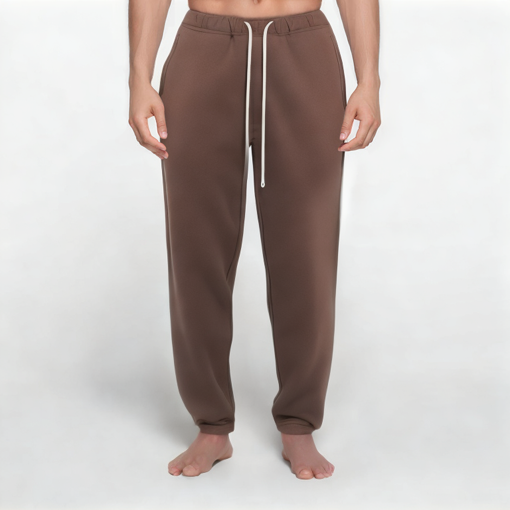 Loose wide-leg men's sports trousers