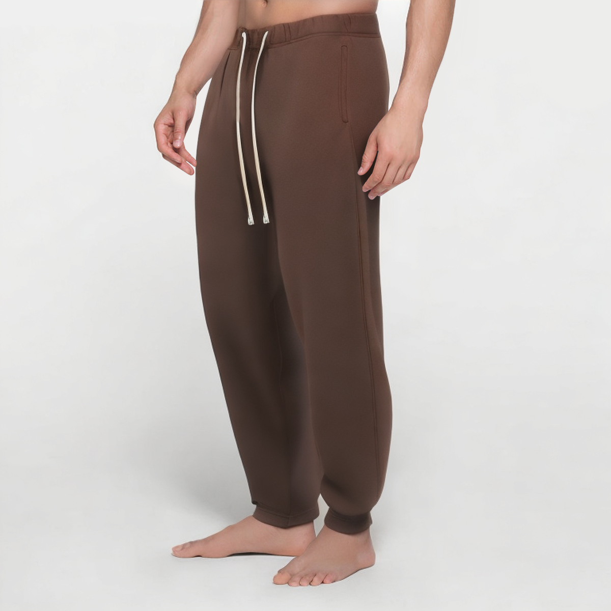 Loose wide-leg men's sports trousers
