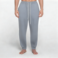 Grey loose-fitting men's sports trousers