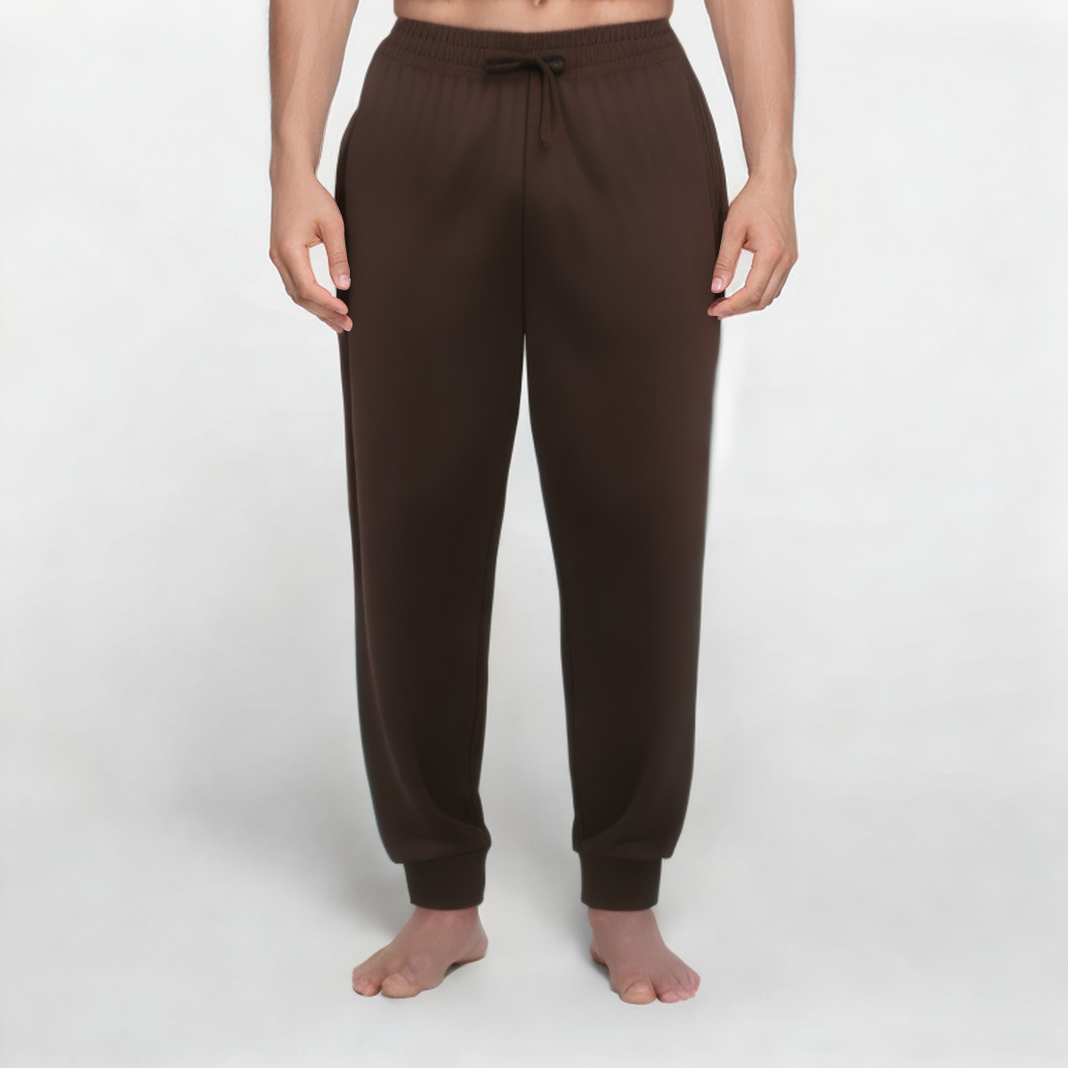 High quality brown quick drying men's sports trousers