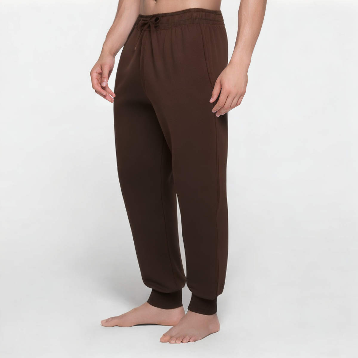 High quality brown quick drying men's sports trousers