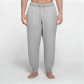 Light grey anti-pilling men's sports trousers