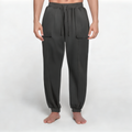 Dark grey thickened men's sports trousers