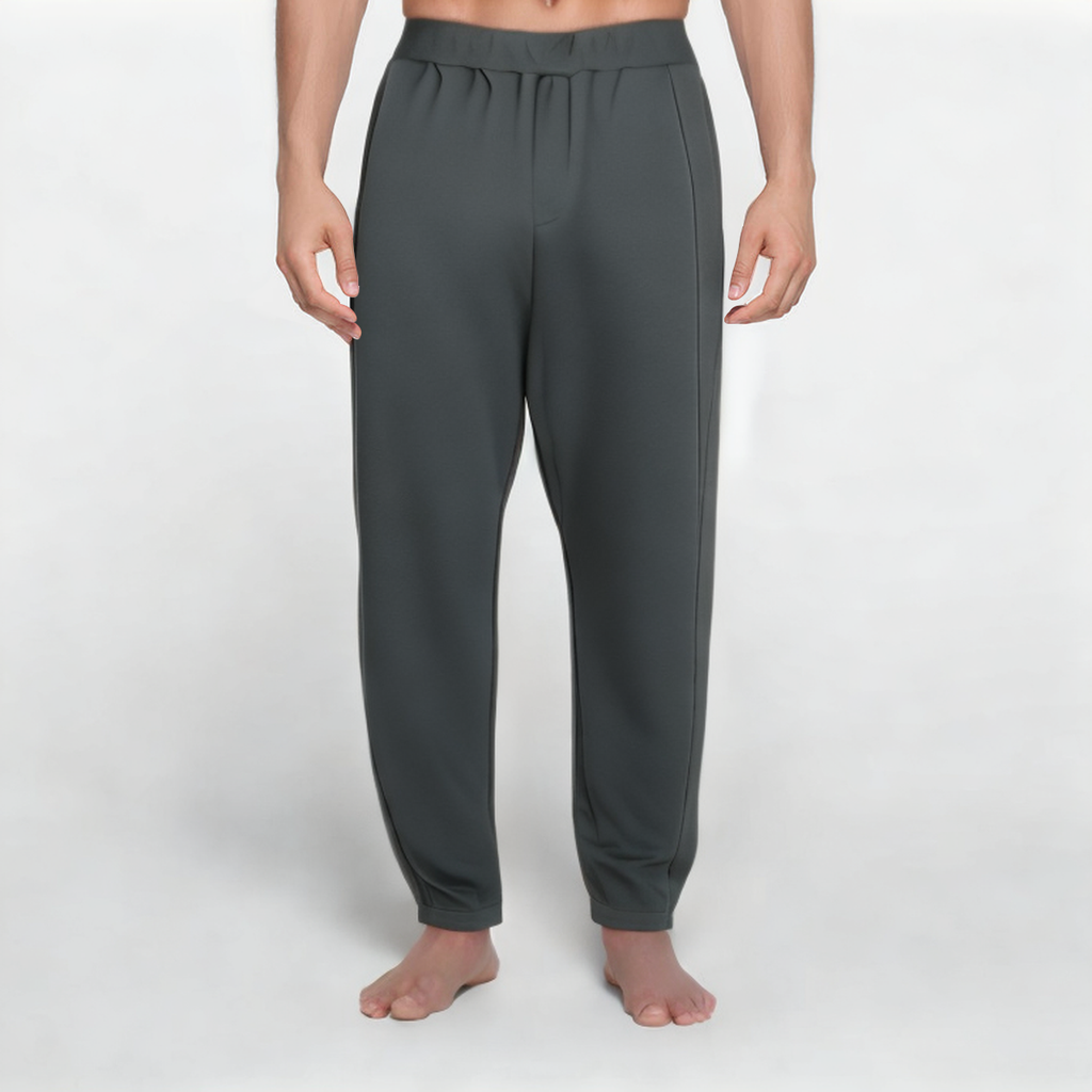 Dark grey loose fit men's sports trousers