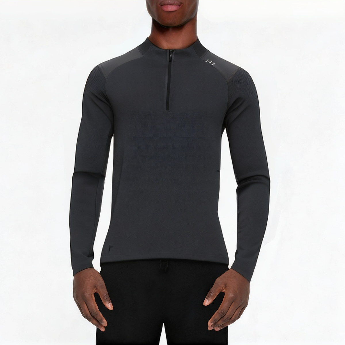 Men's crew neck quick dry 1/4 zip sweatshirt