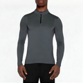 Stand collar slim fit men's 1/4 zip sweatshirt