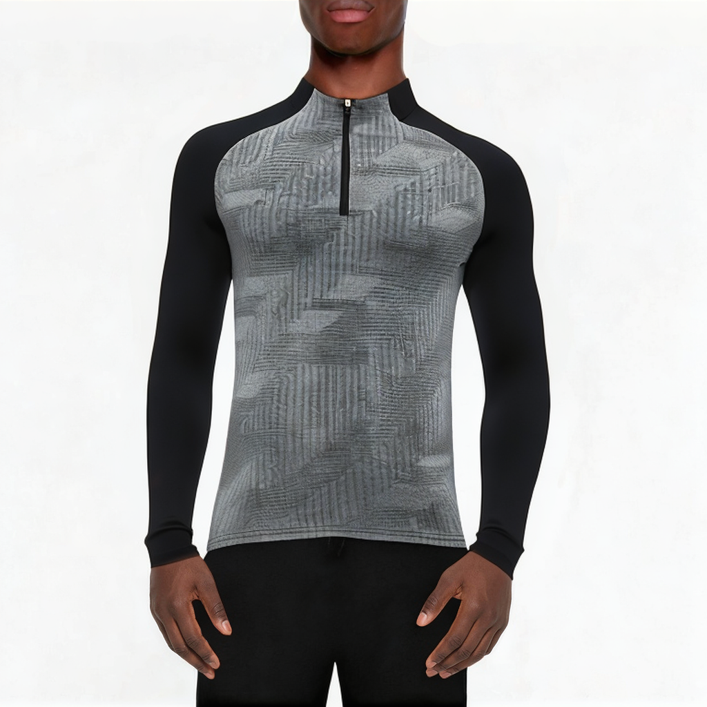 Stretch quick-drying men's 1/4 zip sweatshirt