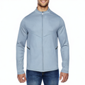 Men's sports jacket with stand collar and reflective design