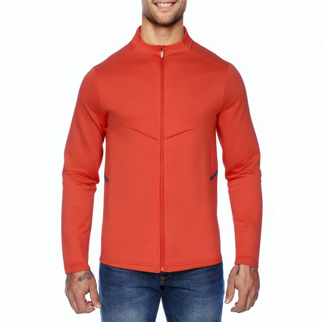 Casual stand collar zipper men's sports jacket