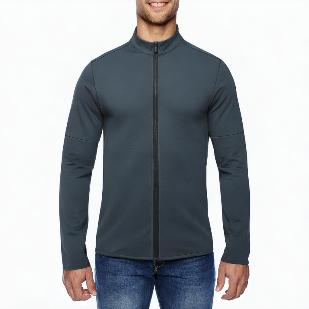 Outdoor stand collar slim fit men's sports jacket