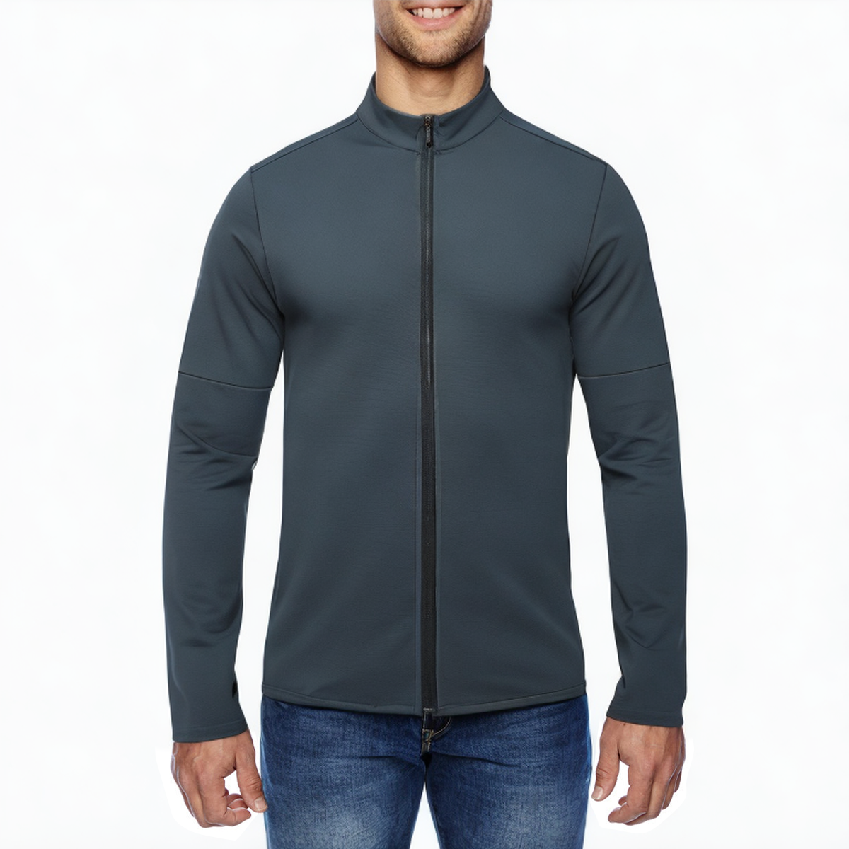 Outdoor stand collar slim fit men's sports jacket