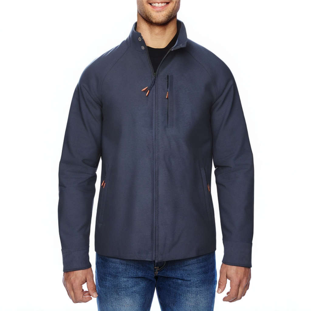 Lightweight men's sports jacket with chest pocket