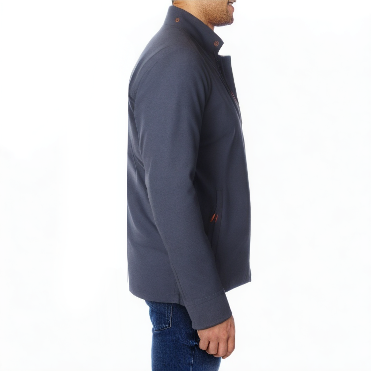 Lightweight men's sports jacket with chest pocket