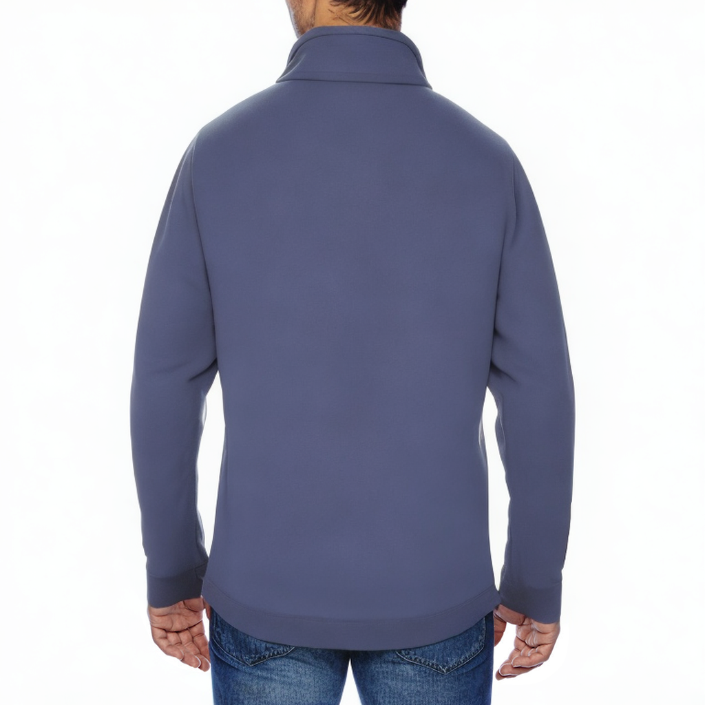 Dark blue windproof men's sports jacket