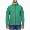 Green windproof and waterproof men's track jacket
