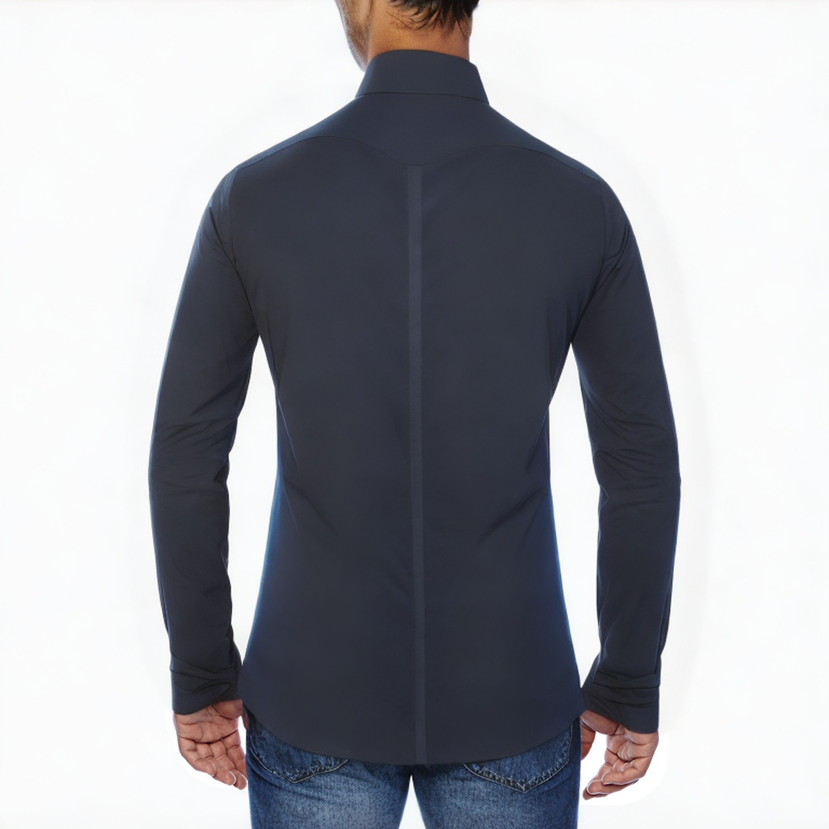 Black stand collar quick dry men's sports jacket