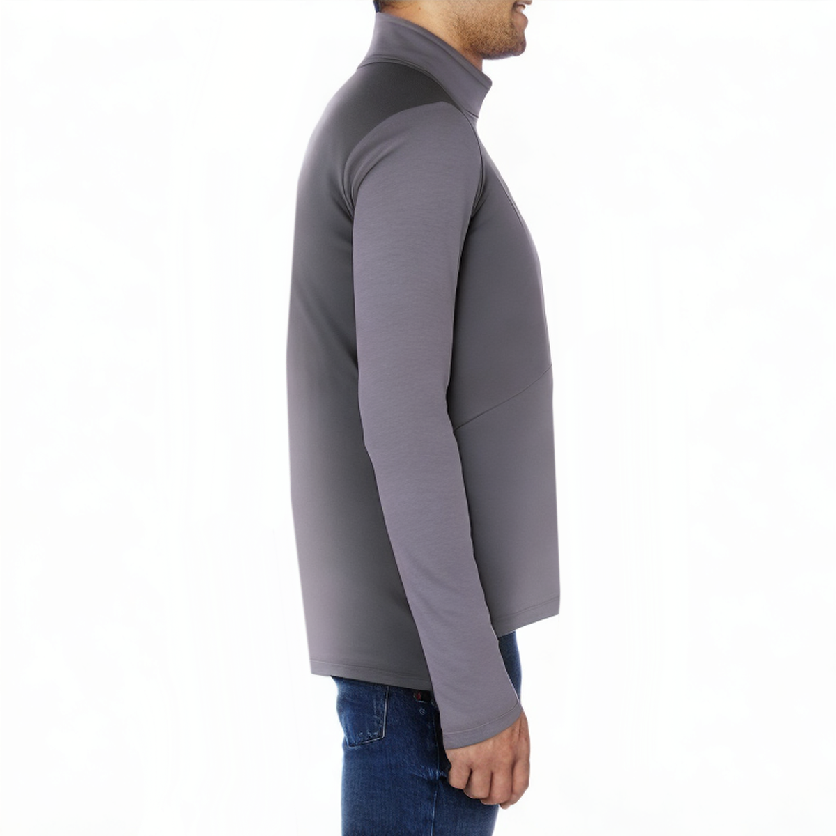 Grey breathable and comfortable men's sports jacket