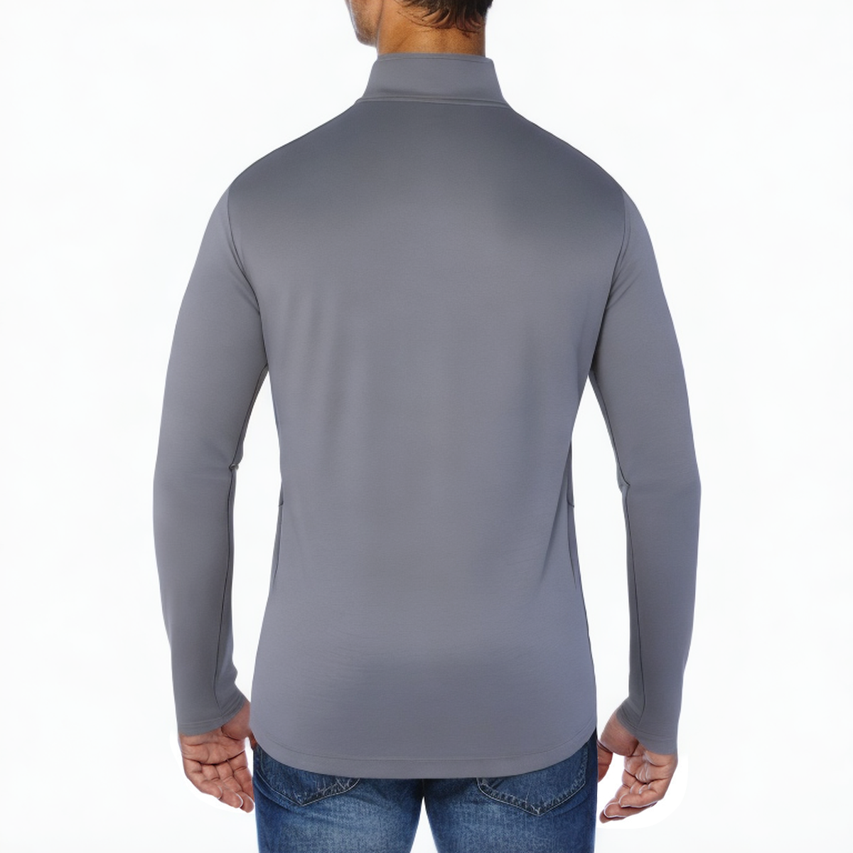 Grey breathable and comfortable men's sports jacket