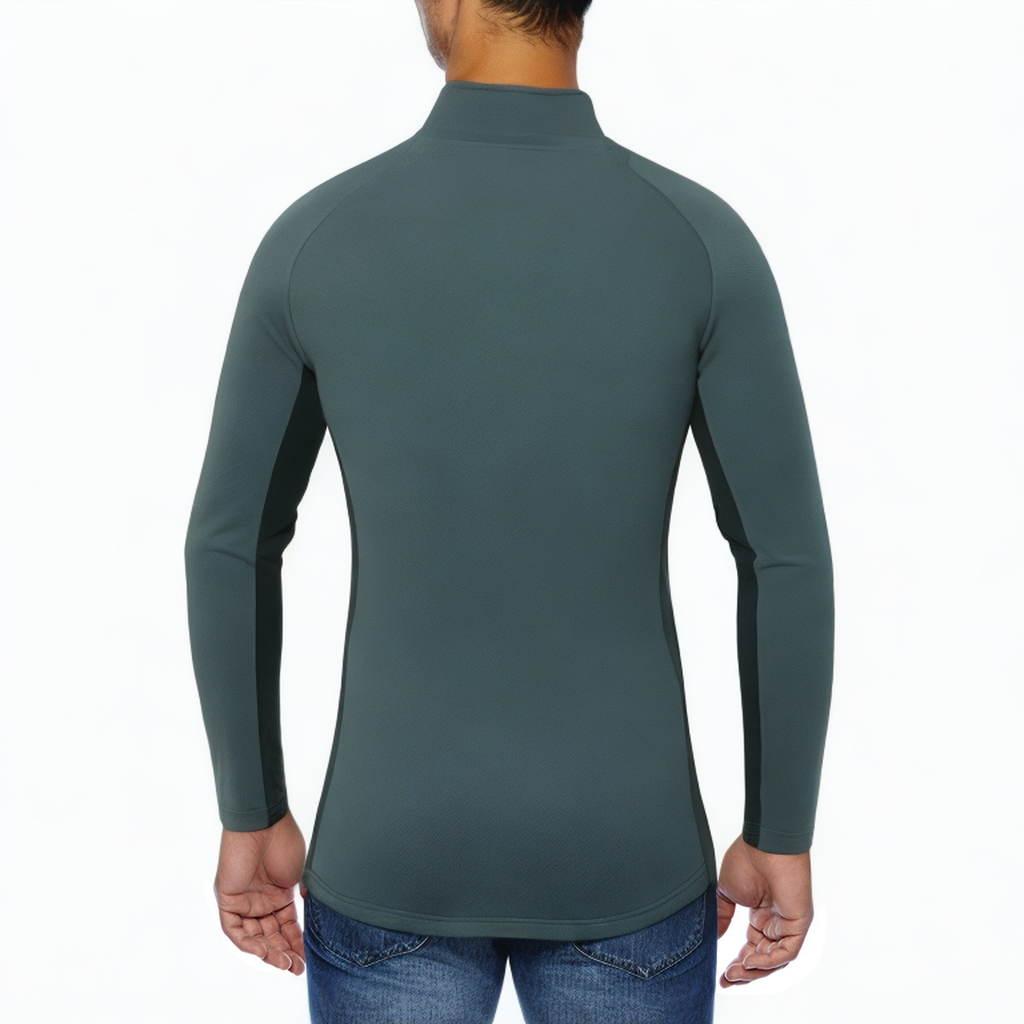 Casual colorblock breathable men's sports jacket