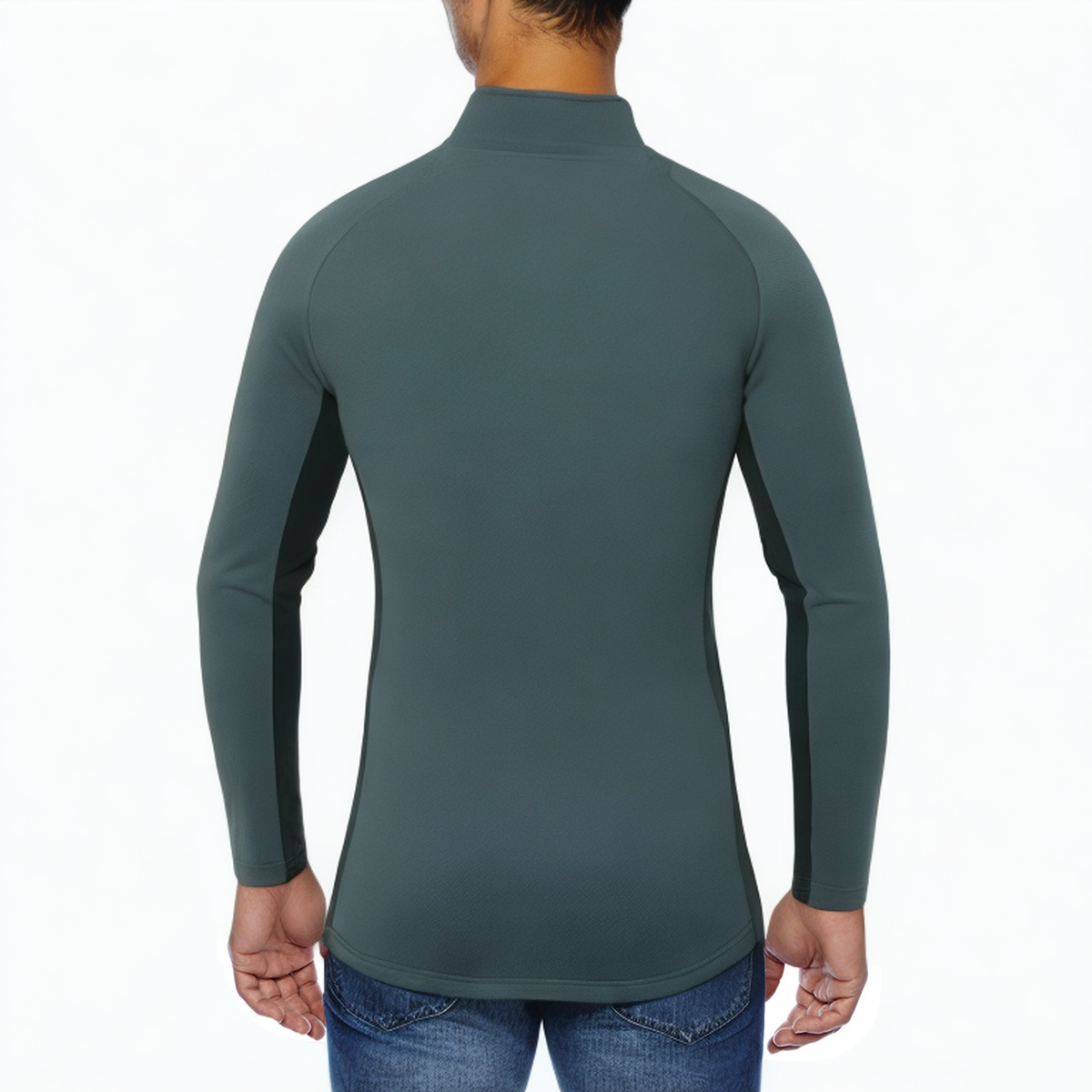 Casual colorblock breathable men's sports jacket