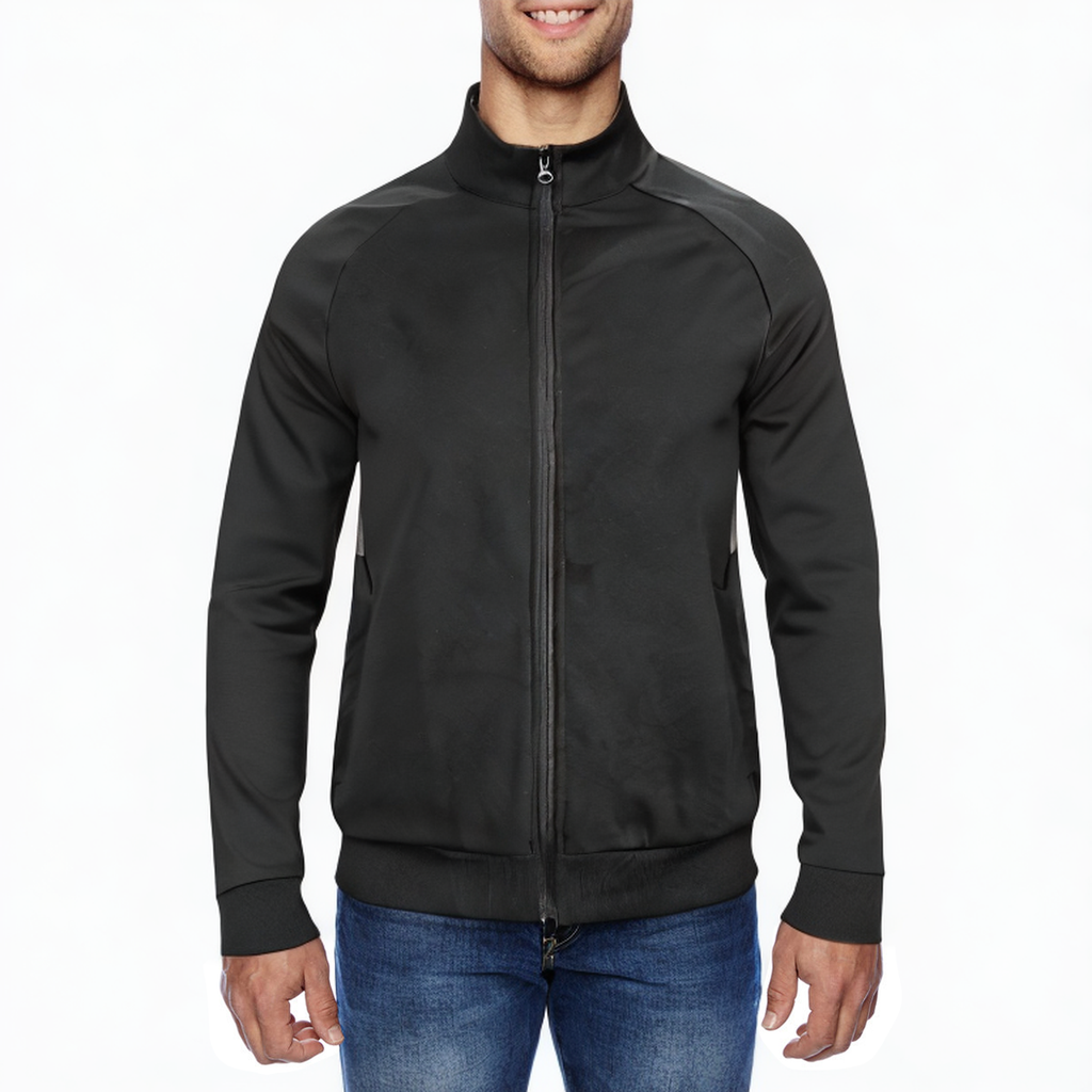 Black outdoor casual men's sports jacket