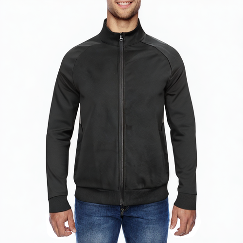 Black outdoor casual men's sports jacket