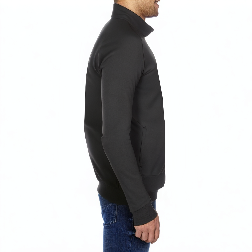 Black outdoor casual men's sports jacket