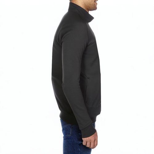 Black outdoor casual men's sports jacket
