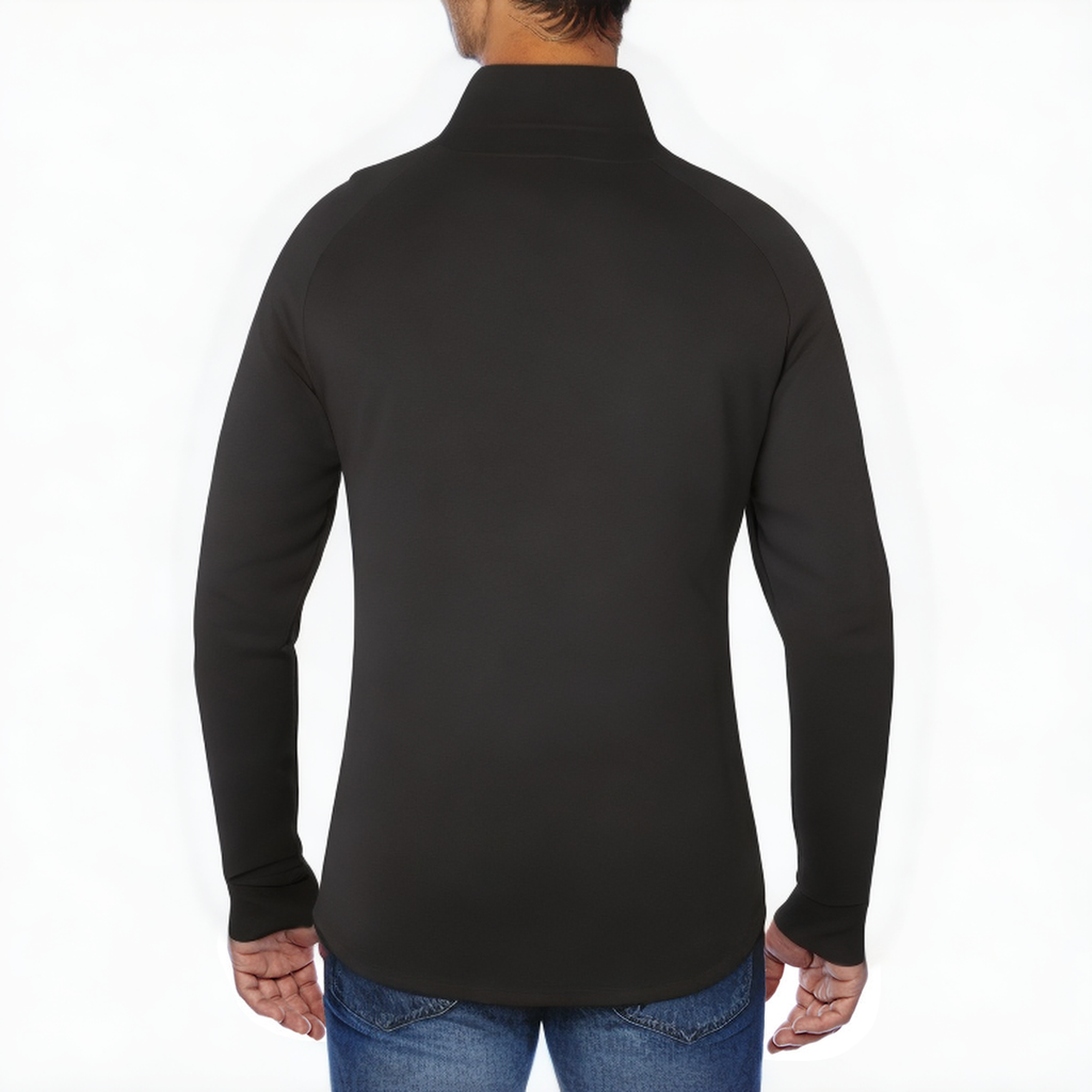 Black outdoor casual men's sports jacket
