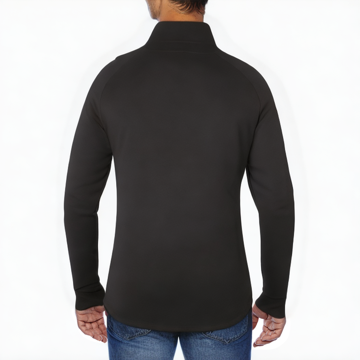 Black outdoor casual men's sports jacket