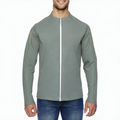 Green mesh breathable men's track jacket
