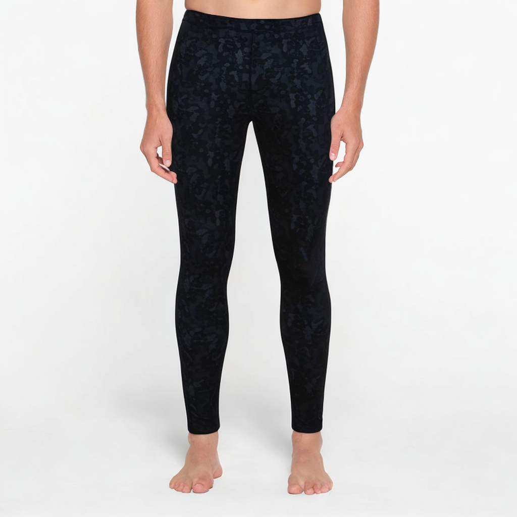 Lightweight printed men's sports leggings