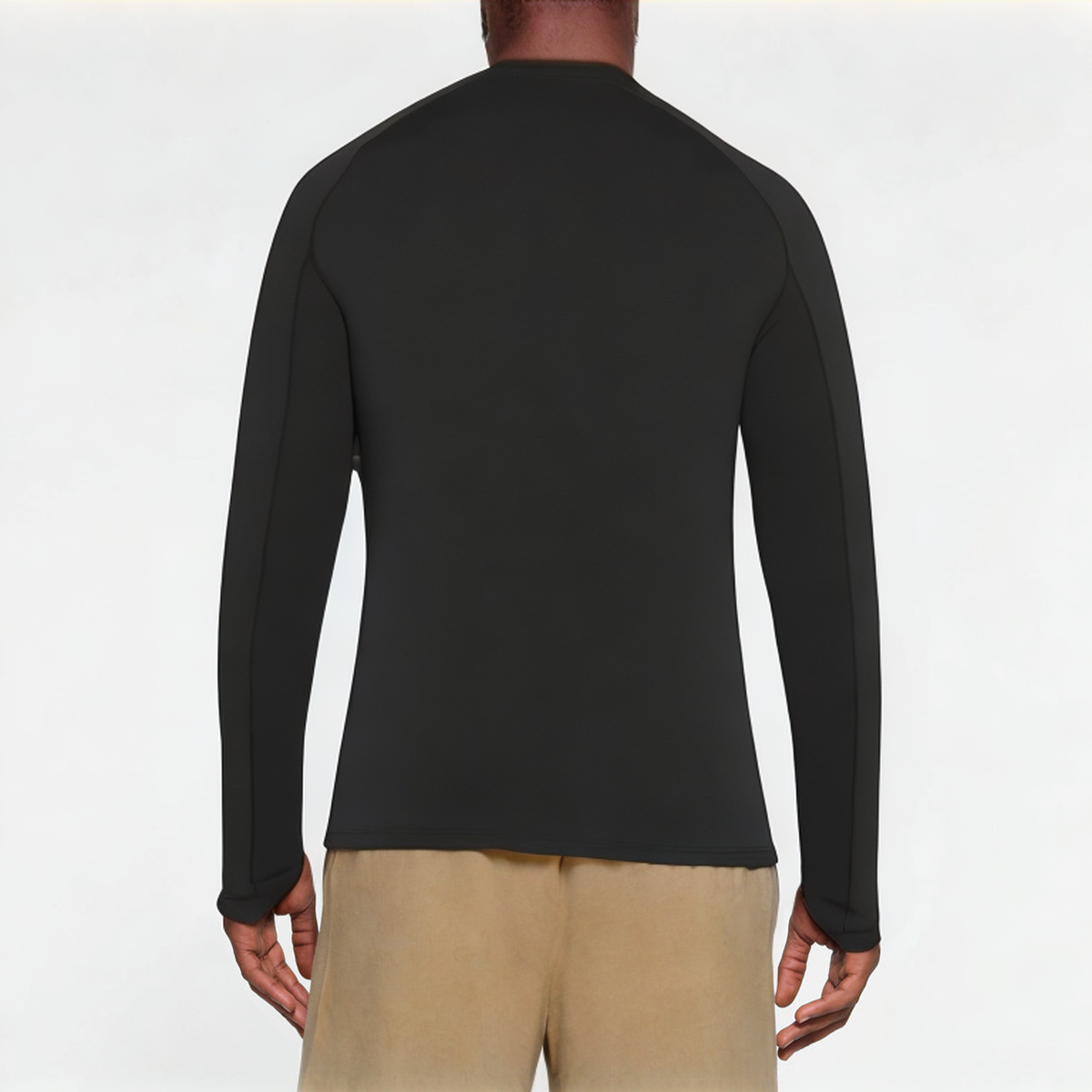 Men's sports long sleeves with reflective stripes