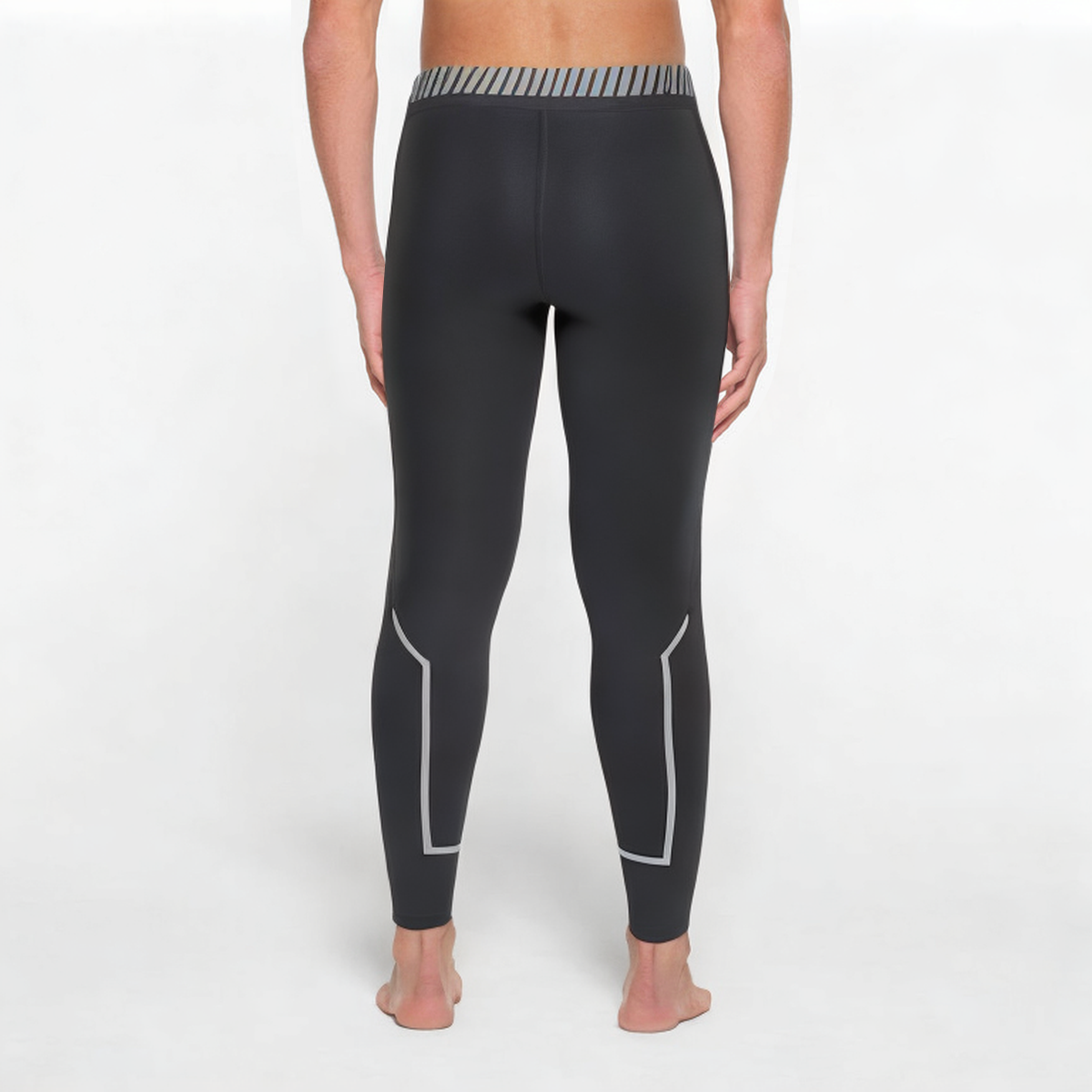 Seamless quick-drying men's sports leggings