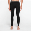 Black high stretch men's sports leggings