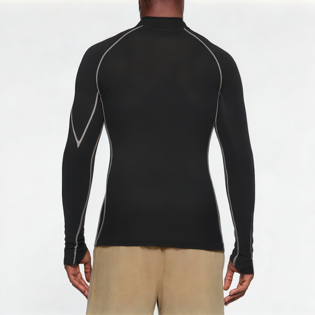 Elastic and comfortable men's sports long sleeves