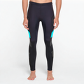 Color block quick drying men's sports tights