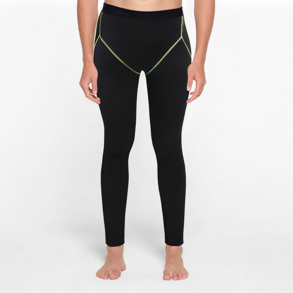 Breathable antibacterial men's sports tights