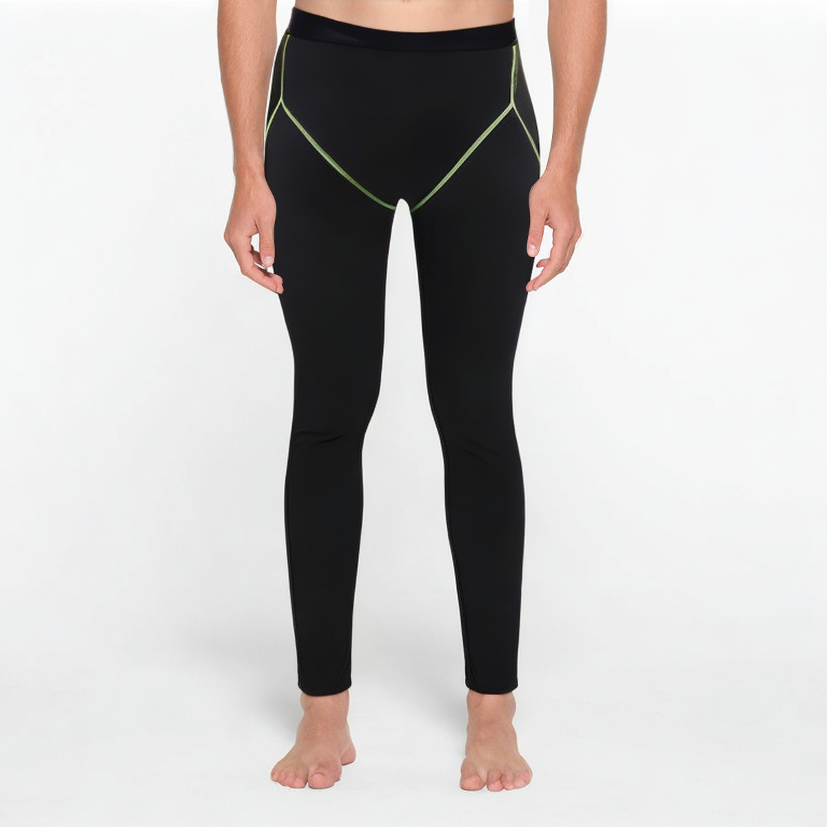 Breathable antibacterial men's sports tights