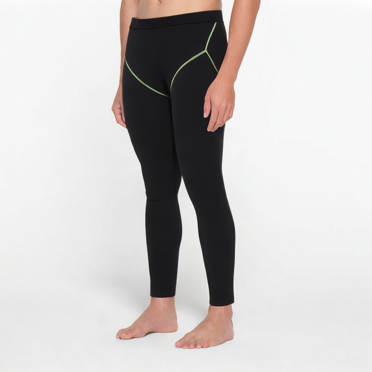 Breathable antibacterial men's sports tights
