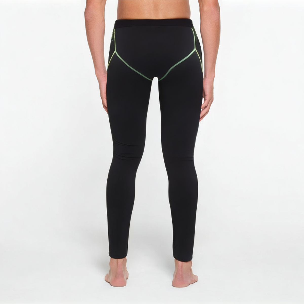 Breathable antibacterial men's sports tights