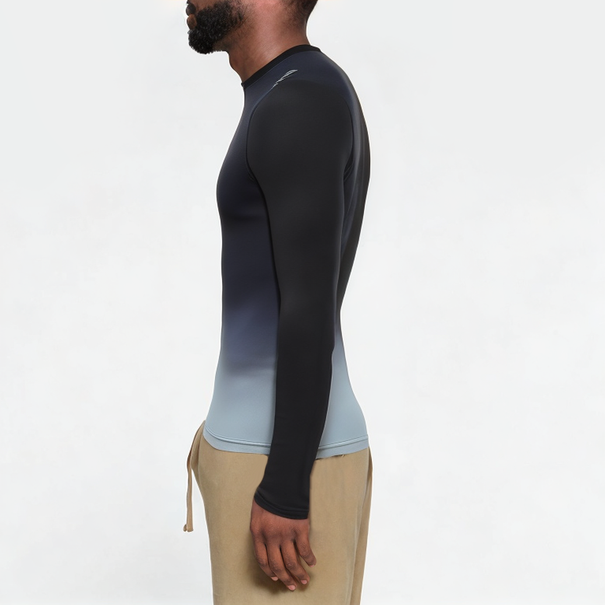 Quick-drying high elastic men's sports long sleeves