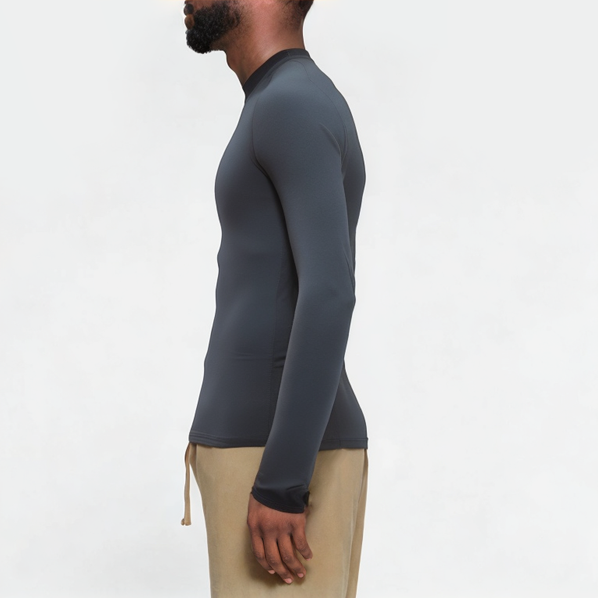 Blue lightweight men's sports long sleeve
