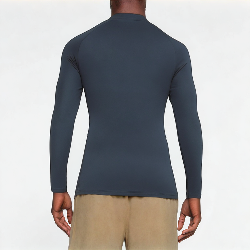Blue lightweight men's sports long sleeve
