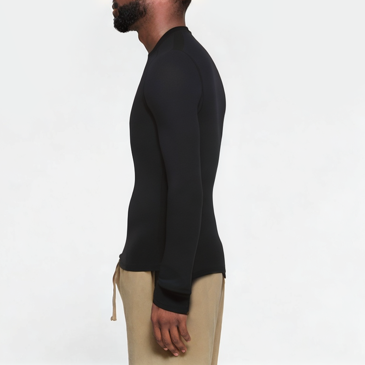 Lightweight and high elastic men's sports long sleeves