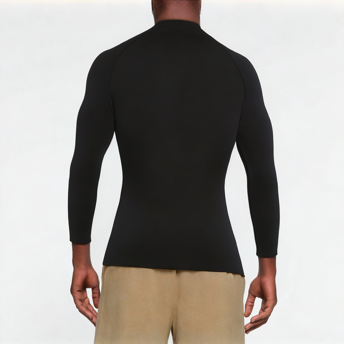 Lightweight and high elastic men's sports long sleeves