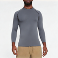 Grey lightweight men's sports long sleeve