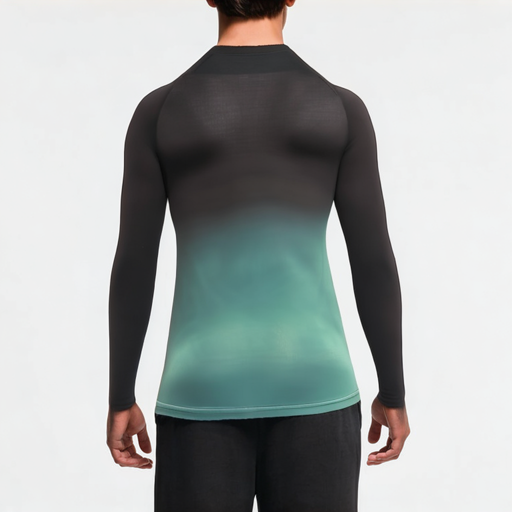 Ombre lightweight men's sports long sleeves