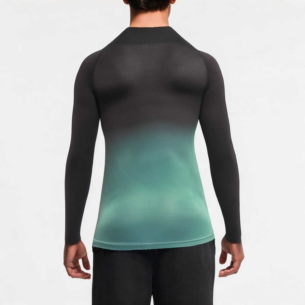 Ombre lightweight men's sports long sleeves