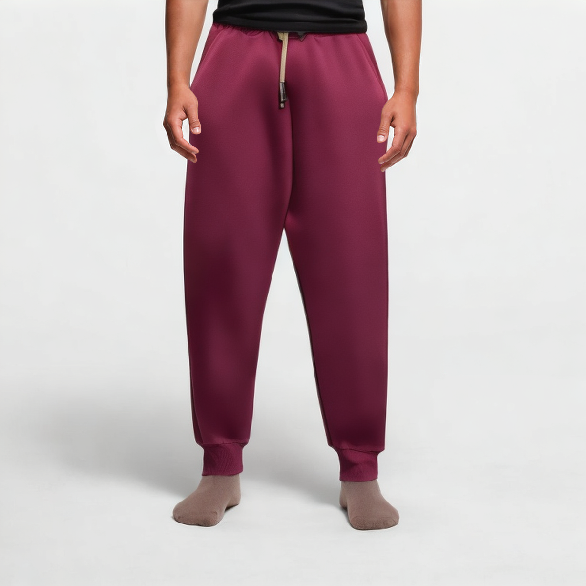 Breathable slim fit men's sports trousers